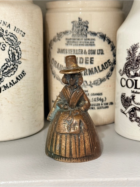 Vintage Other - Antique English “Sweet Jenny Jones” Lady Bell from Wales